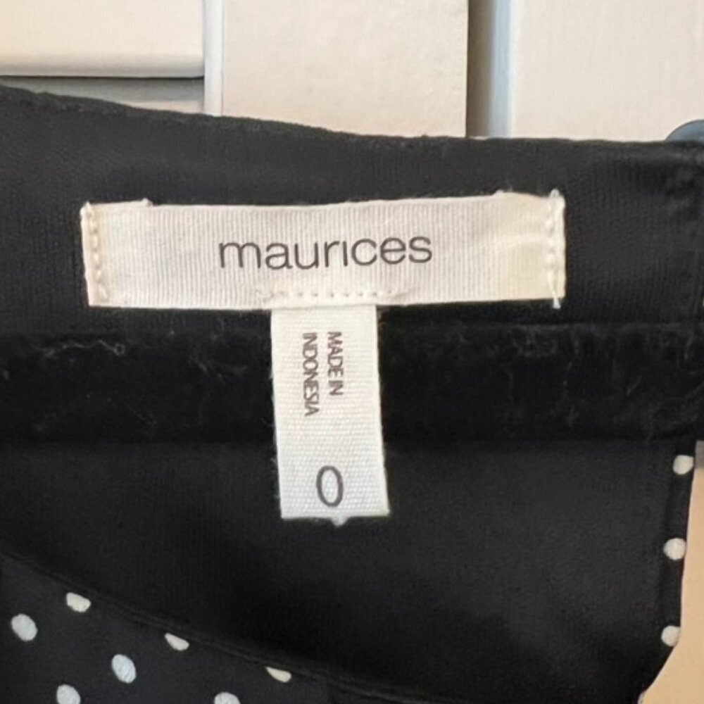 Maurices Polka Dot Dress Size 0X - Picture 7 of 9